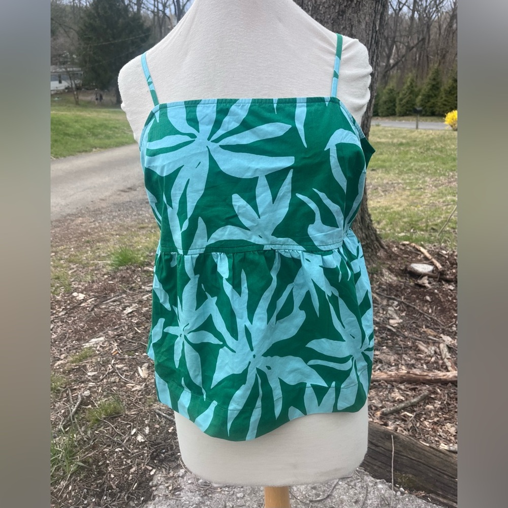 FREE ASSEMBLY NWT WOMENS LARGE SUMMER SMOCKED CAMI TOP